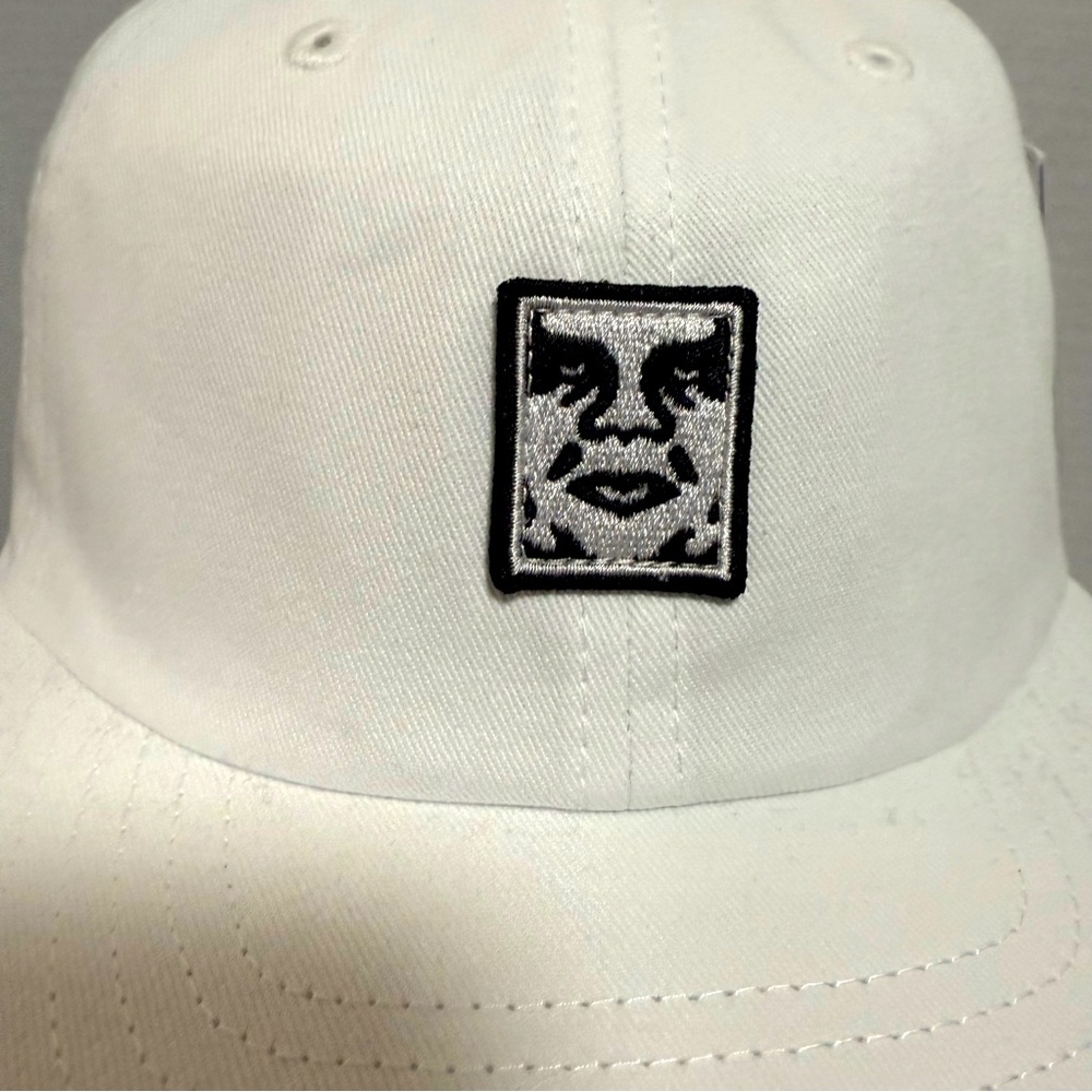 White Obey adjustable hat new - Picture 7 of 9